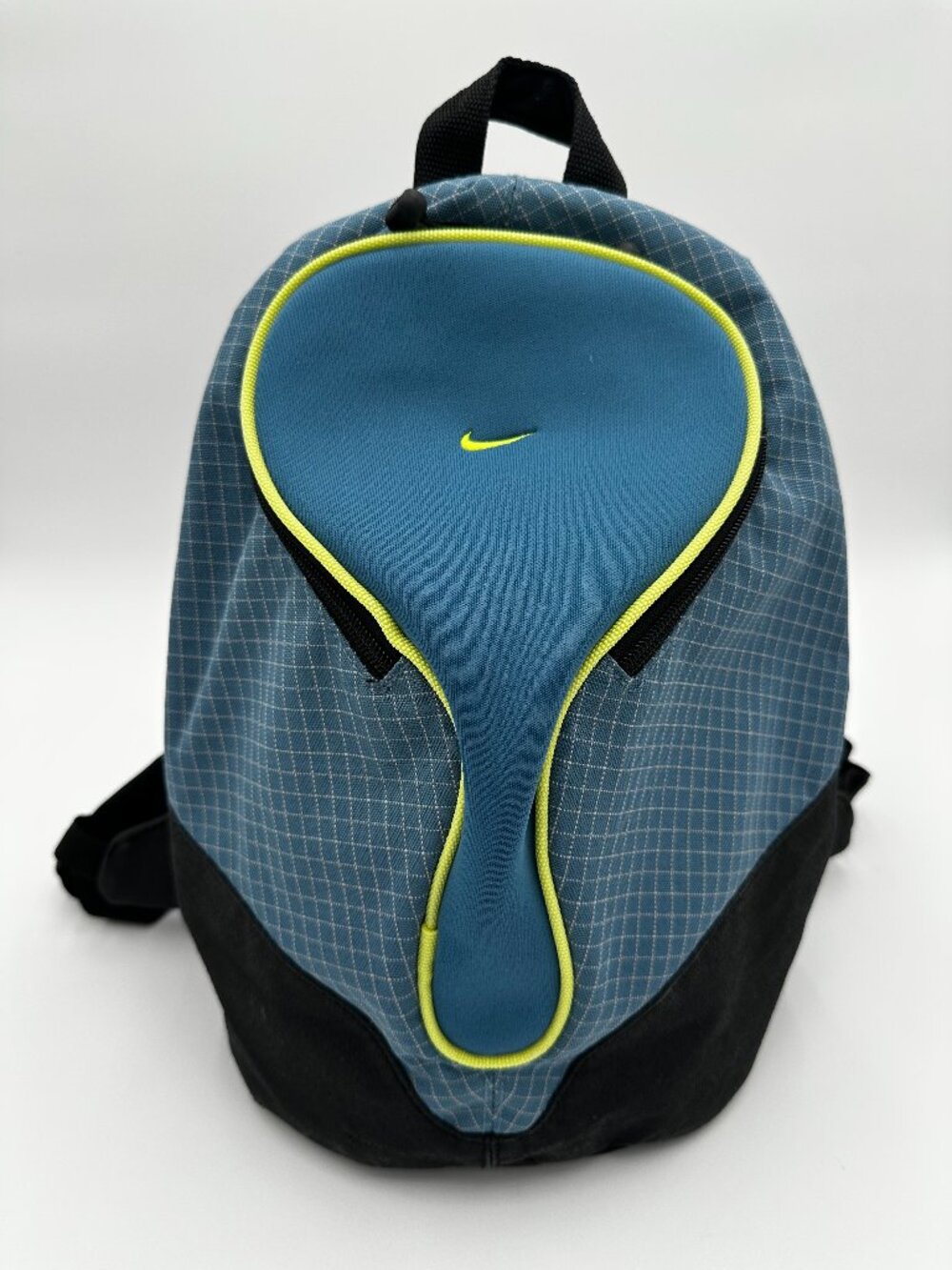 Nike Mini Backpack Y2K Blue Black Volt Yellow Small Daypack 13x9